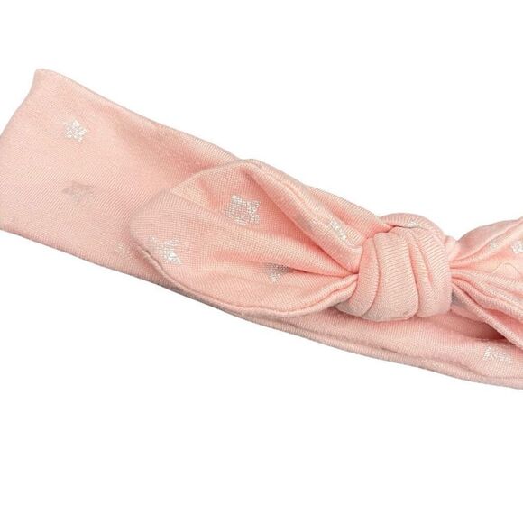 Baby Toddler Girls 4-Pack Twist Knot Headbands Neon Cherry Floral Star Print - Picture 5 of 13